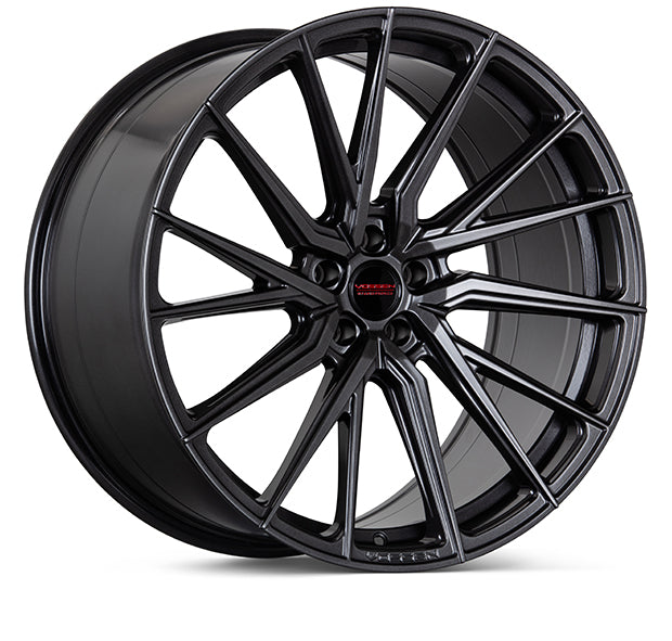 Vossen HF-4T Hybrid Forged Deep Anthracite Left Side Wheel - 5x120 20x10 +25 - Tesla Model S Plaid Fitment