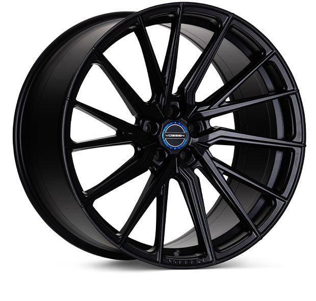 Vossen HF-4T Hybrid Forged Flat Satin Black Right Side Wheel - 5x130 22x10 +47 - Audi e-tron Fitment