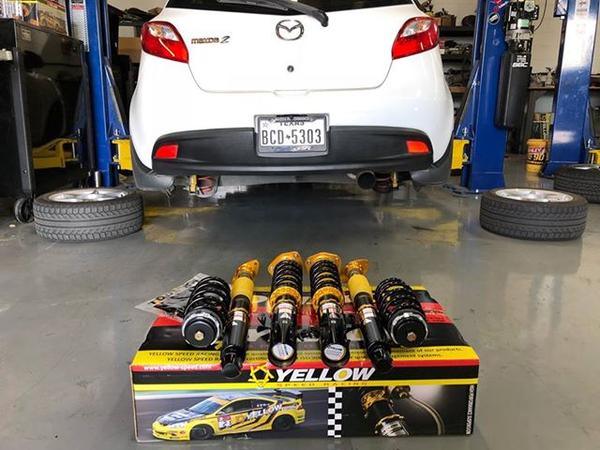 Dynamic Pro Sport Coilovers - Mazda 2 2011-2014 (DE)