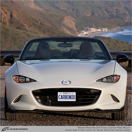 Carbonio No-Drill Front License Plate Mount - Mazda MX-5 Miata (ND) 2015-2027