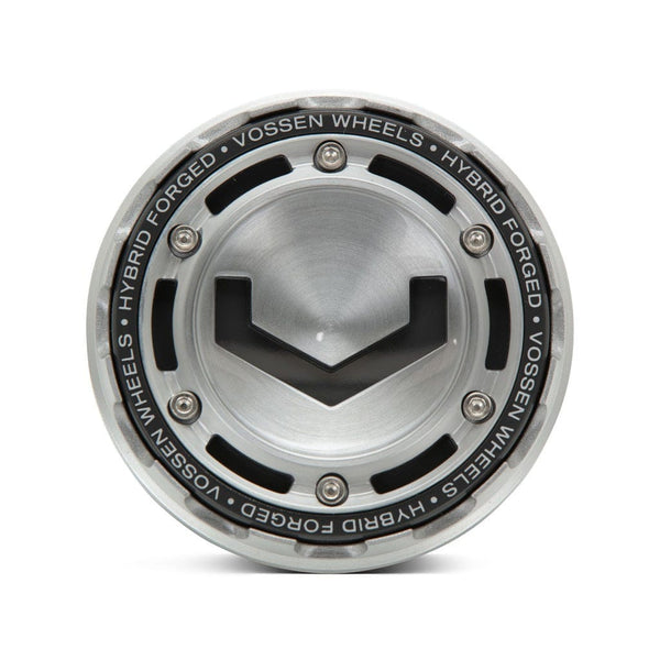 Vossen Billet Modular Cap - Large - Brushed w/ Grey Insert
