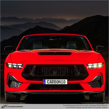 Load image into Gallery viewer, Carbonio No-Drill Front License Plate Mount - Ford Mustang (S650) 2024-2027