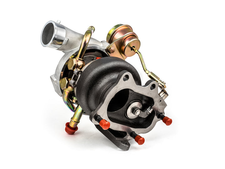 Forced Performance Blue 84mm Turbo (Black Housing; Internal WG w/Oil Line) - Subaru WRX 2002-2007 / STi 2004-2021