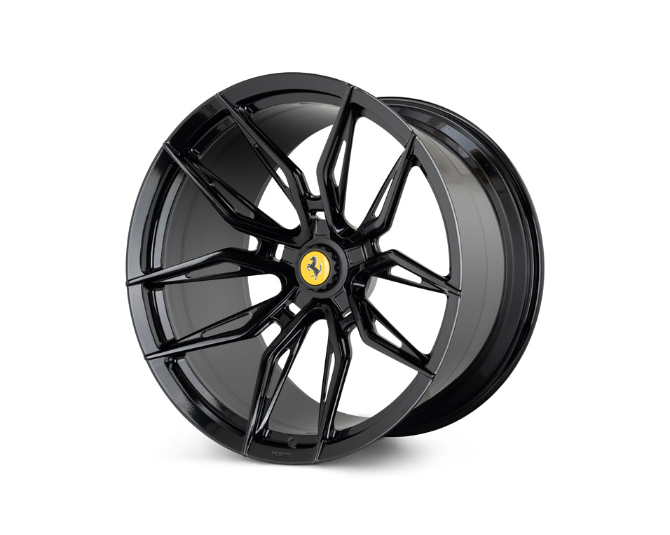 Vossen X Novitec NF11 Forged Gloss Black Wheel - 5x114 21x9.5 +28 - SF90 Front Fitment