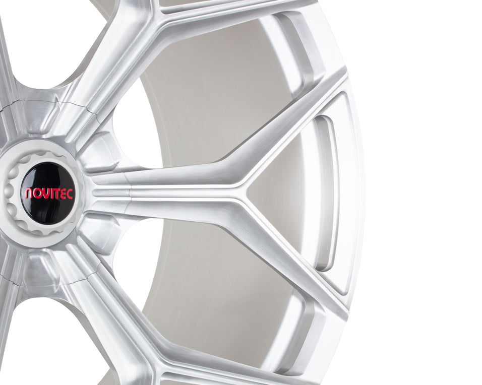 Vossen X Novitec NL4-Cl Forged Brushed Gloss Clear Wheel - 20x9 +36 - Lamborghini Huracan Front Fitment