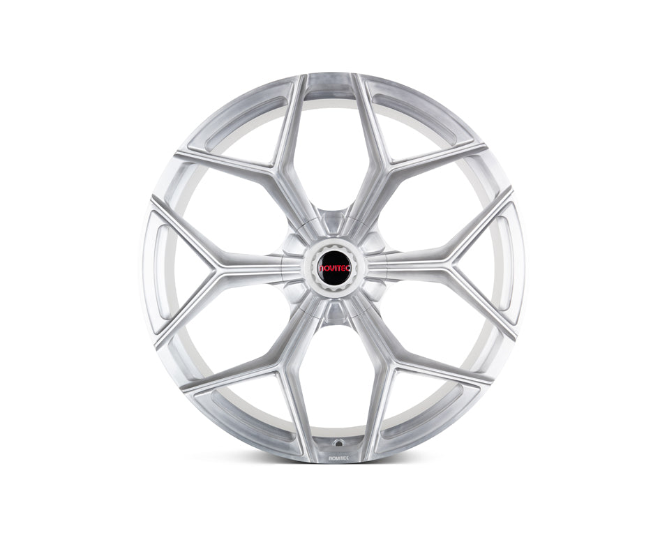 Vossen X Novitec NL4-Cl Forged Brushed Gloss Clear Wheel - 20x9 +36 - Lamborghini Huracan Front Fitment