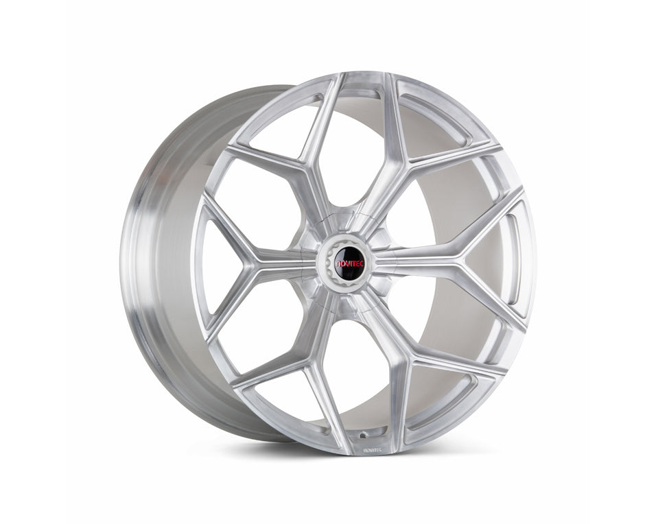 Vossen X Novitec NL4-Cl Forged Brushed Gloss Clear Wheel - 20x9 +36 - Lamborghini Huracan Front Fitment