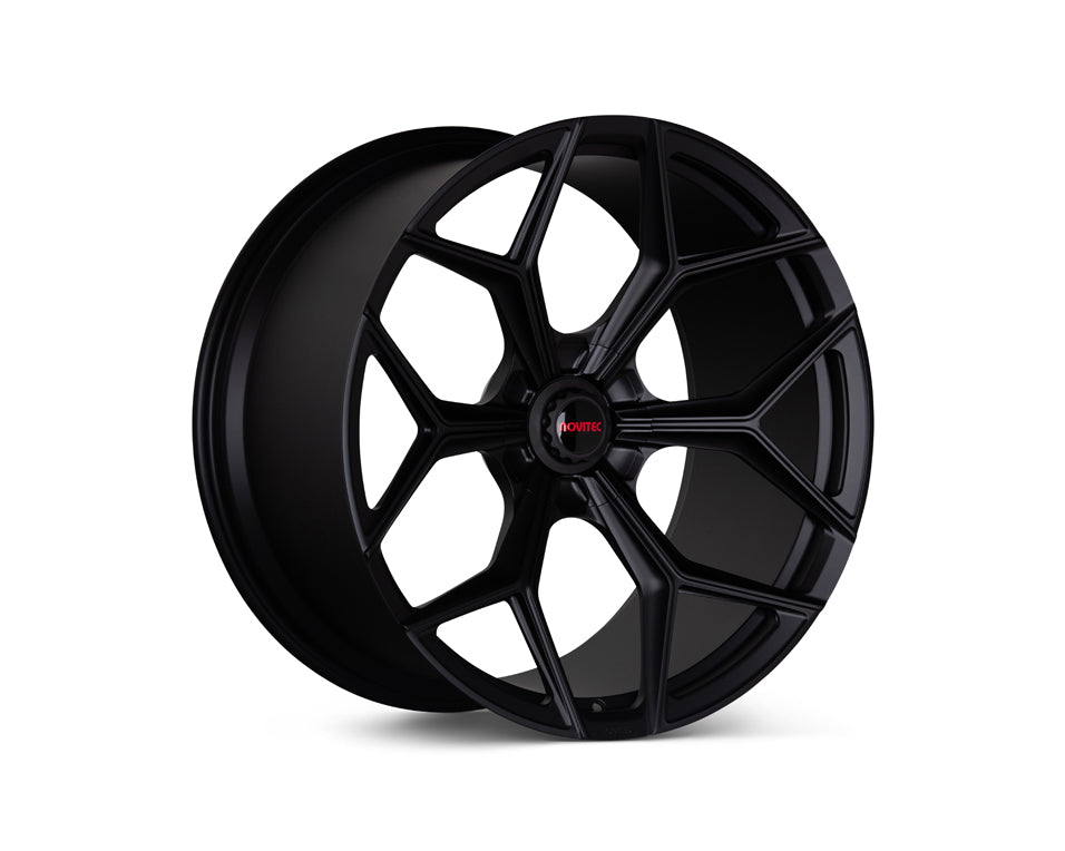 Vossen X Novitec NL4-5L Forged Gloss Black Wheel - 23x10.5 +21 - Lamborghini Urus Front Fitment
