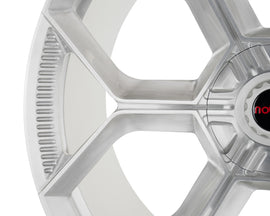 Vossen X Novitec NL5-5L Forged Brushed Gloss Clear Wheel - 23x10.5 +21 - Lamborghini Urus Front Fitment