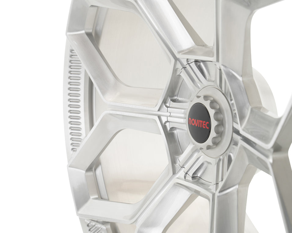 Vossen X Novitec NL5-5L Forged Brushed Gloss Clear Wheel - 21x9.5 +30 - Lamborghini Revuelto Front Fitment