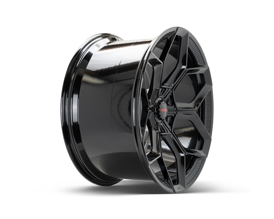 Vossen X Novitec NL5-5L Forged Gloss Black Wheel - 23x10.5 +21 - Lamborghini Urus Front Fitment