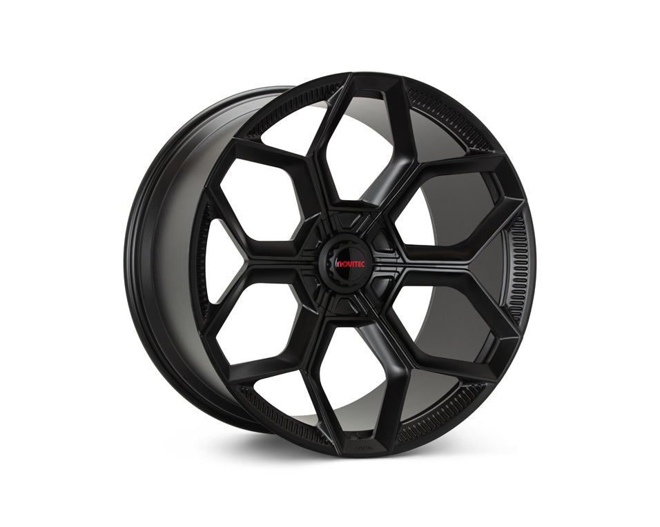 Vossen X Novitec NL5-5L Forged Satin Black Wheel - 20x9 +36 - Lamborghini Huracan Front Fitment