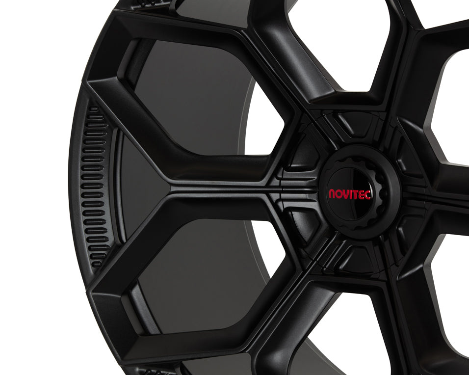 Vossen X Novitec NL5-5L Forged Satin Black Wheel - 20x9 +36 - Lamborghini Huracan Front Fitment