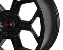 Load image into Gallery viewer, Vossen X Novitec NL5-5L Forged Satin Black Wheel - 20x9 +36 - Lamborghini Huracan Front Fitment