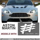 Carbonio No-Drill Front License Plate Mount - Various Aston Martin Models 1965+