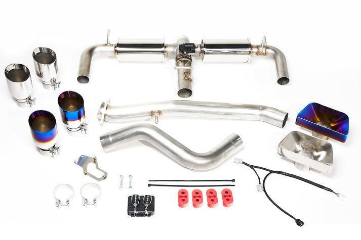 OTL Street Series Catted & Valved GRC Turbo Back Exhaust System - Toyota GR Corolla 2023+