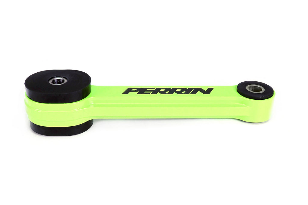 Perrin Performance Neon Yellow Street Series Pitch Stop Mount - Subaru WRX / STi 2002-2026