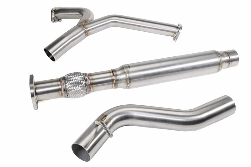 Perrin T304 Stainless Steel Midpipe w/ Resonator - Subaru WRX 2022-2025