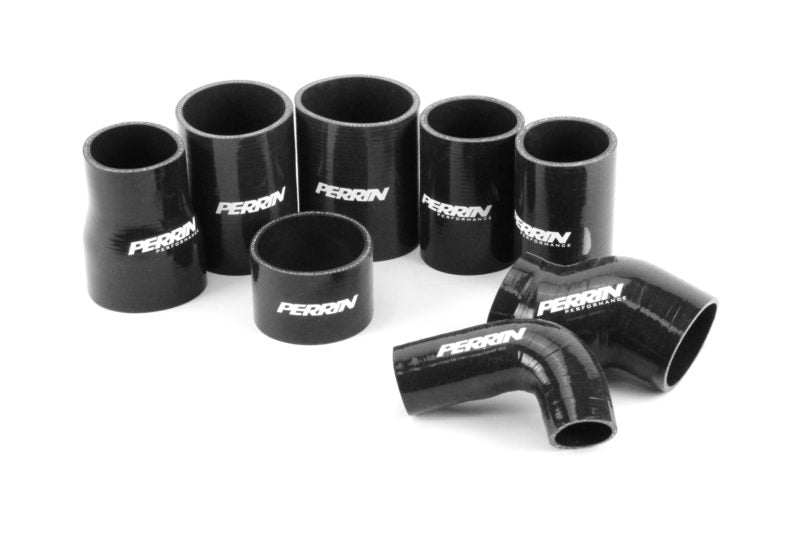 Perrin Front Mount Intercooler Kit [Black Core/Red Beam] - Subaru STi 2008-2014