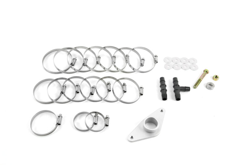 Perrin Front Mount Intercooler Kit w/ Piping [Silver Core / Red Piping] - Subaru WRX STI 2015-2021