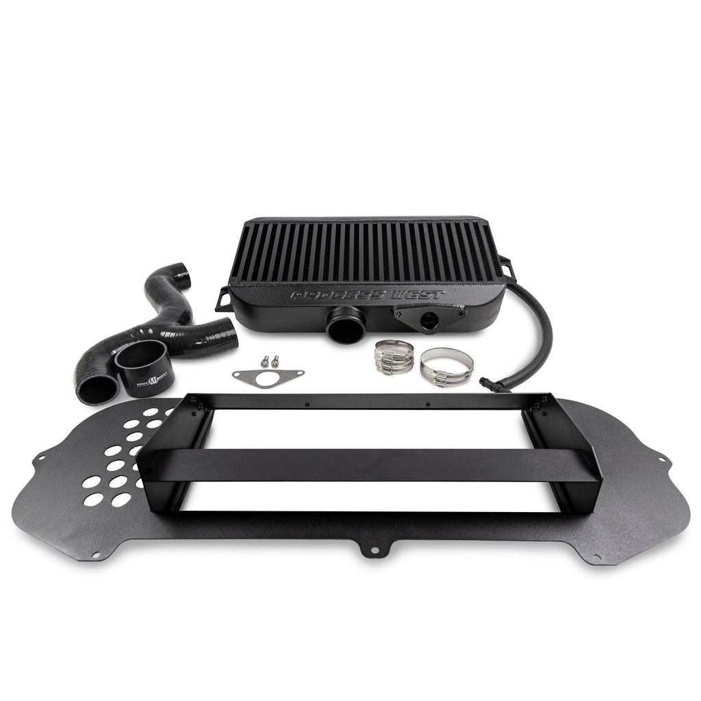 Process West Black Top Mount Intercooler w/ Shroud - Subaru WRX 2004-2007 / STi 2006-2007