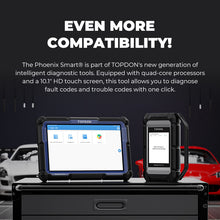 Load image into Gallery viewer, TOPDON Phoenix Smart 10.1&quot; OE-Level Scan Tool, Cloud-Based Programming, Adv Protocols
