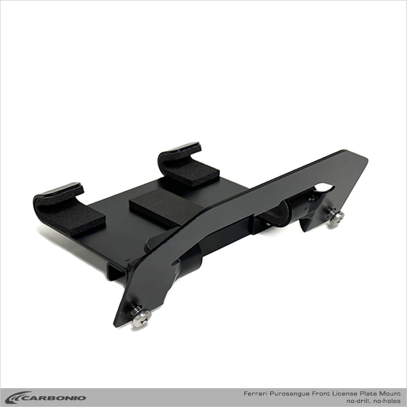 Carbonio No-Drill Front License Plate Mount - Ferrari Purosangue 2023-2026