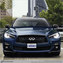 Load image into Gallery viewer, Carbonio No-Drill Front License Plate Mount - Infiniti Q50 2018-2025