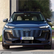 Load image into Gallery viewer, Carbonio No-Drill Front License Plate Mount - Audi Q6 / SQ6 E-Tron 2025+