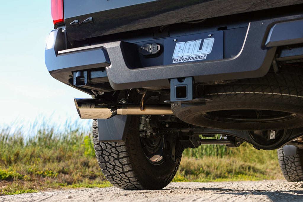 Remark x BOLD 4.5" Polished Tip Catback Exhaust - Toyota Tacoma Trailhunter 2024+