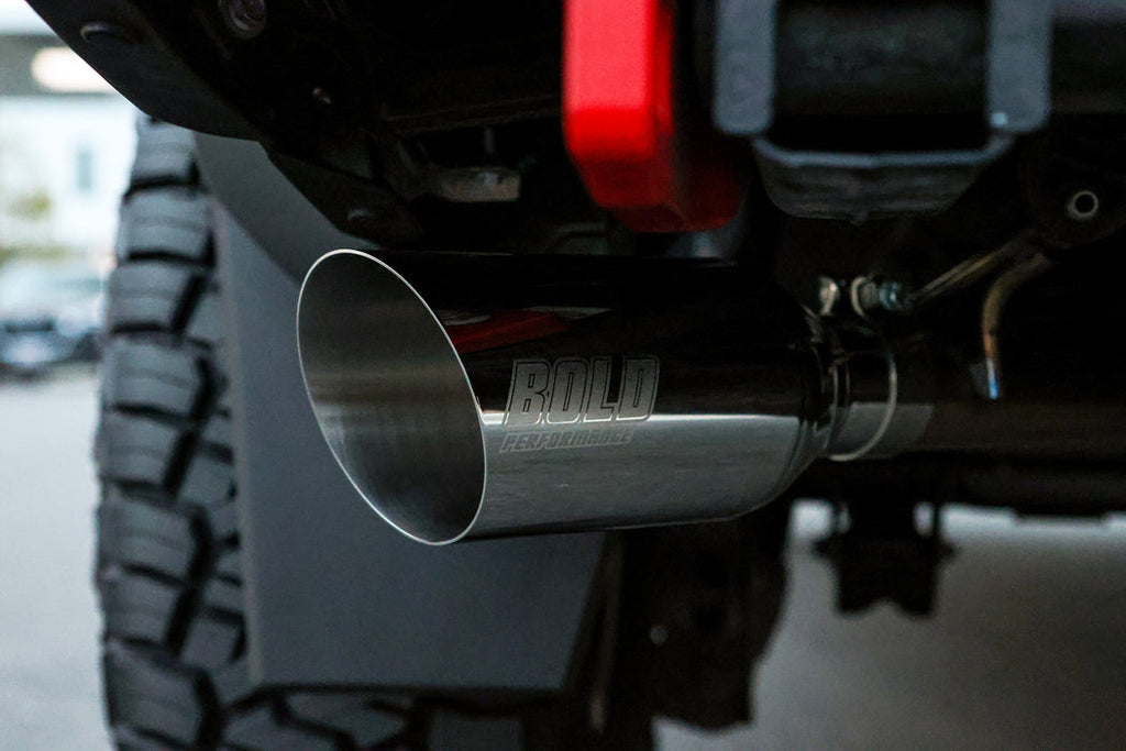 Remark x BOLD 4.5" Polished Tip Catback Exhaust - Toyota Tacoma Trailhunter 2024+