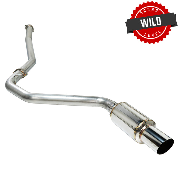 Remark R1 Spec Single-Exit Stainless Catback Exhaust (Resonated) - Subaru WRX / STi (VA) 2015-2021