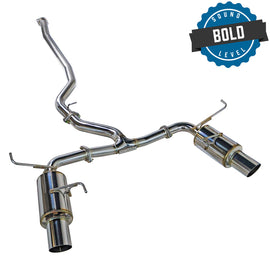 Remark Non-Resonated Dual R1-Spec Stainless Tip Catback Exhaust - Subaru WRX / STi (VA) 2015-2021