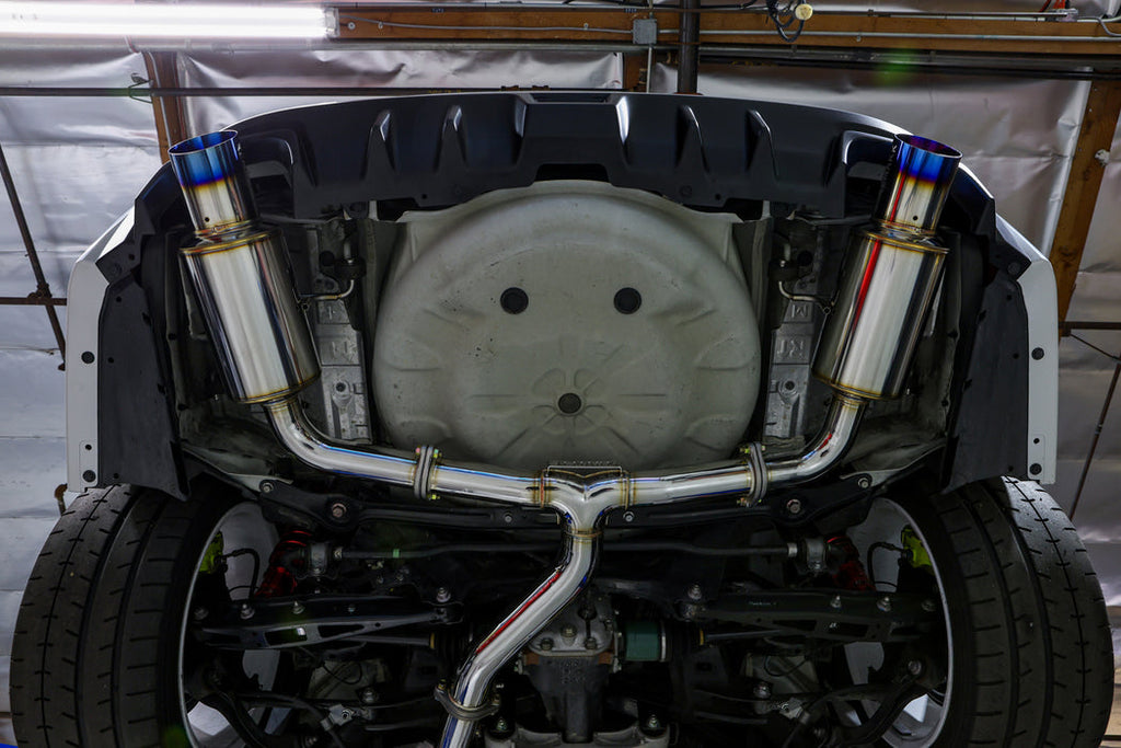 Remark Resonated Dual R1-Spec Burnt Tip Catback Exhaust - Subaru WRX / STi (VA) 2015-2021