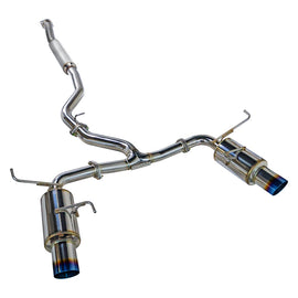 Remark Resonated Dual R1-Spec Burnt Tip Catback Exhaust - Subaru WRX / STi (VA) 2015-2021