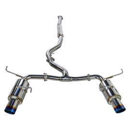 Remark Resonated Dual R1-Spec Burnt Tip Catback Exhaust - Subaru WRX / STi (VA) 2015-2021