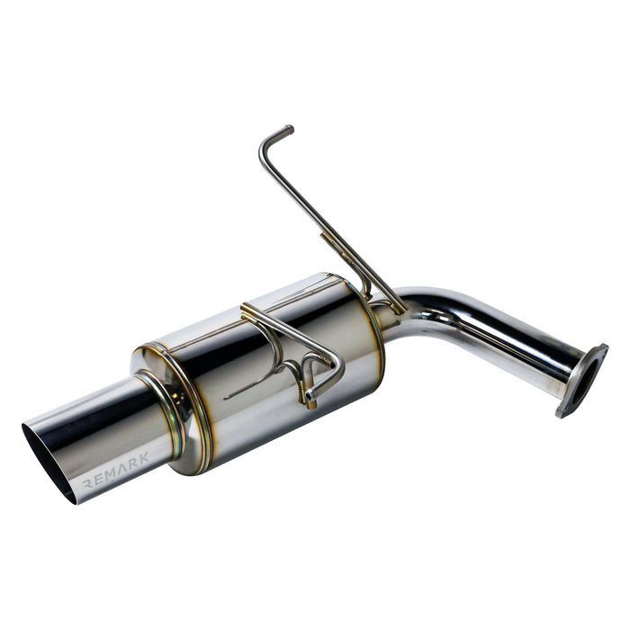 Remark Resonated Dual R1-Spec Stainless Tip Catback Exhaust - Subaru WRX / STi (VA) 2015-2021