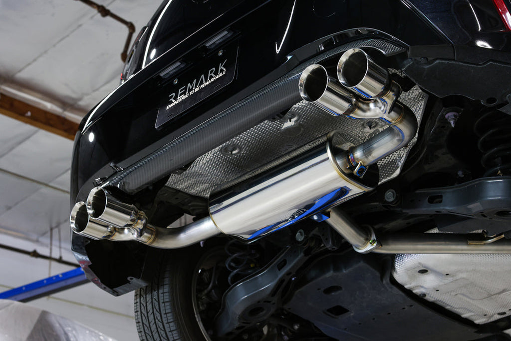 Remark Quiet-Spec Quad Stainless Tip Catback Exhaust - Toyota Corolla Hatchback (E210) 2023+