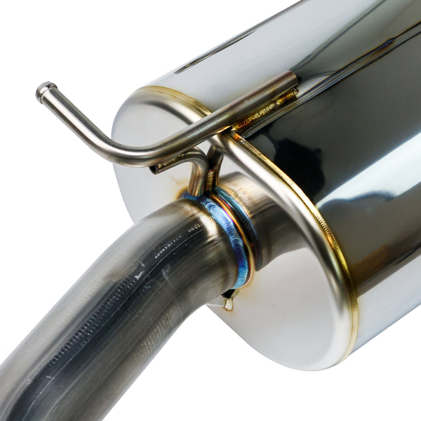 Remark Quiet-Spec Brushed Stainless Steel Quad Tip Catback Exhaust - Toyota Corolla Hatchback 2023+