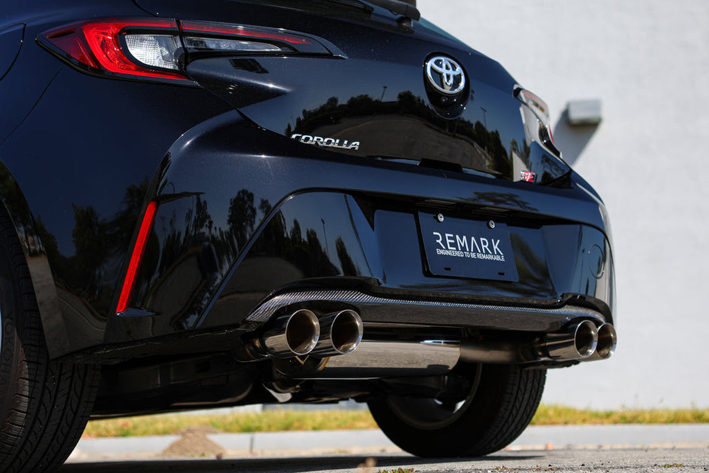 Remark Quiet-Spec Quad Stainless Tip Catback Exhaust - Toyota Corolla Hatchback (E210) 2023+