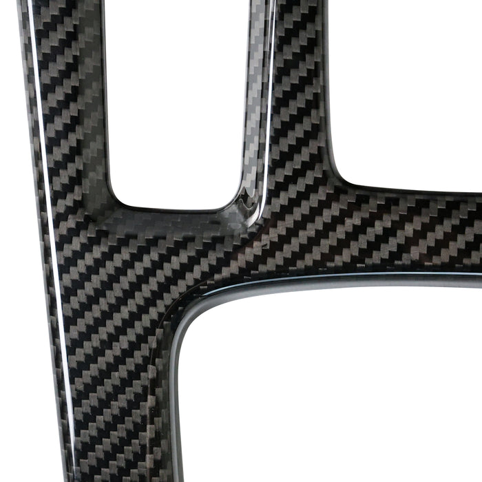 Remark Gloss Carbon Fiber Console Cover - Honda Civic (Manual; Excl Type-R) 2022+