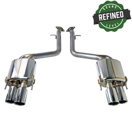 Remark Quad SS Double Wall Tip Axle Back Exhaust w/ Mufflers - Lexus IS500 2022+