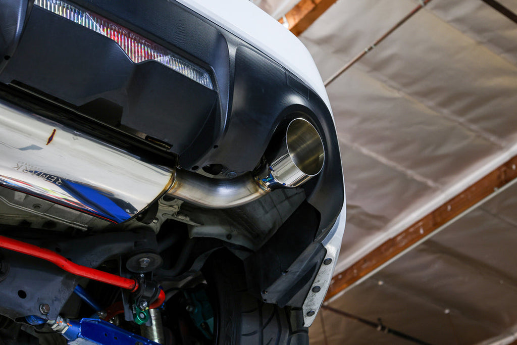 Remark Axleback Exhaust w/ Muffler & Stainless Single Wall Exhaust Tips - Scion FR-S / Subaru BRZ / Toyota 86 2013-2020