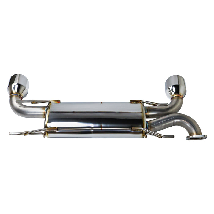 Remark Axleback Exhaust w/ Muffler & Burnt SS Single Wall Exhaust Tips - Scion FR-S / Subaru BRZ / Toyota 86 2013-2020