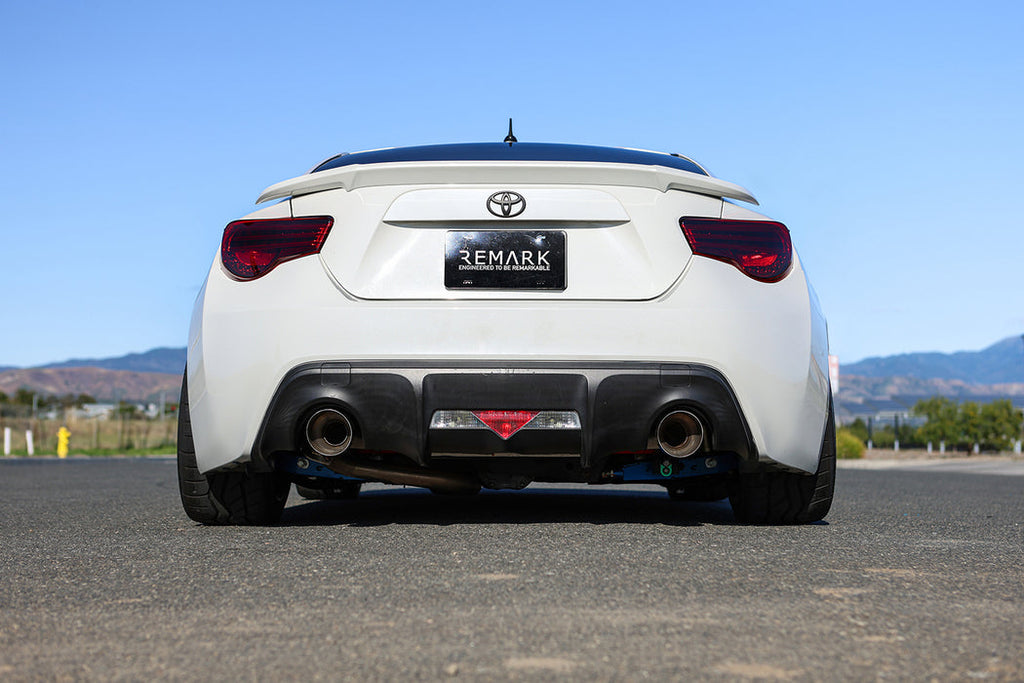 Remark Axleback Exhaust w/ Muffler & Stainless Single Wall Exhaust Tips - Scion FR-S / Subaru BRZ / Toyota 86 2013-2020