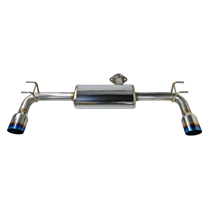 REMARK Dual Burnt SS Single Wall Tip Muffled Axleback Exhaust - Mazda 3 / Mazda 3 Turbo 2019-2025