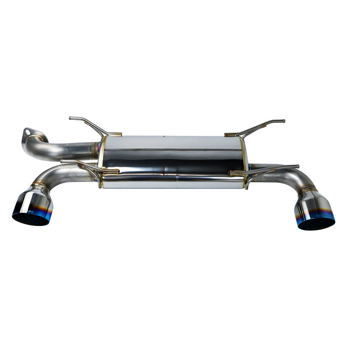 Remark Axleback Exhaust w/ Muffler & Burnt SS Single Wall Exhaust Tips - Scion FR-S / Subaru BRZ / Toyota 86 2013-2020