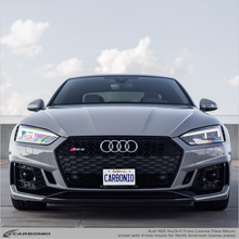 Load image into Gallery viewer, Carbonio No-Drill Front License Plate Mount - Audi RS5 2017-2025