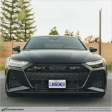Carbonio No-Drill Front License Plate Mount - Audi RS7 2021-2026