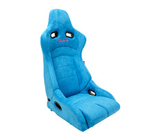 Load image into Gallery viewer, NRG Prisma Lab Blue Suede Reclinable Bucket Racing Seat Pair - Universal